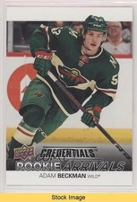 2021-22 Upper Deck Credentials Rookie Arrivals Adam Beckman #RA-38 READ kr0