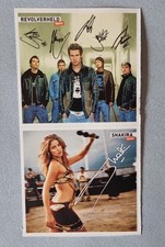Autogrammkarte Shakira Revolverheld Pink P!nk Killerpilze