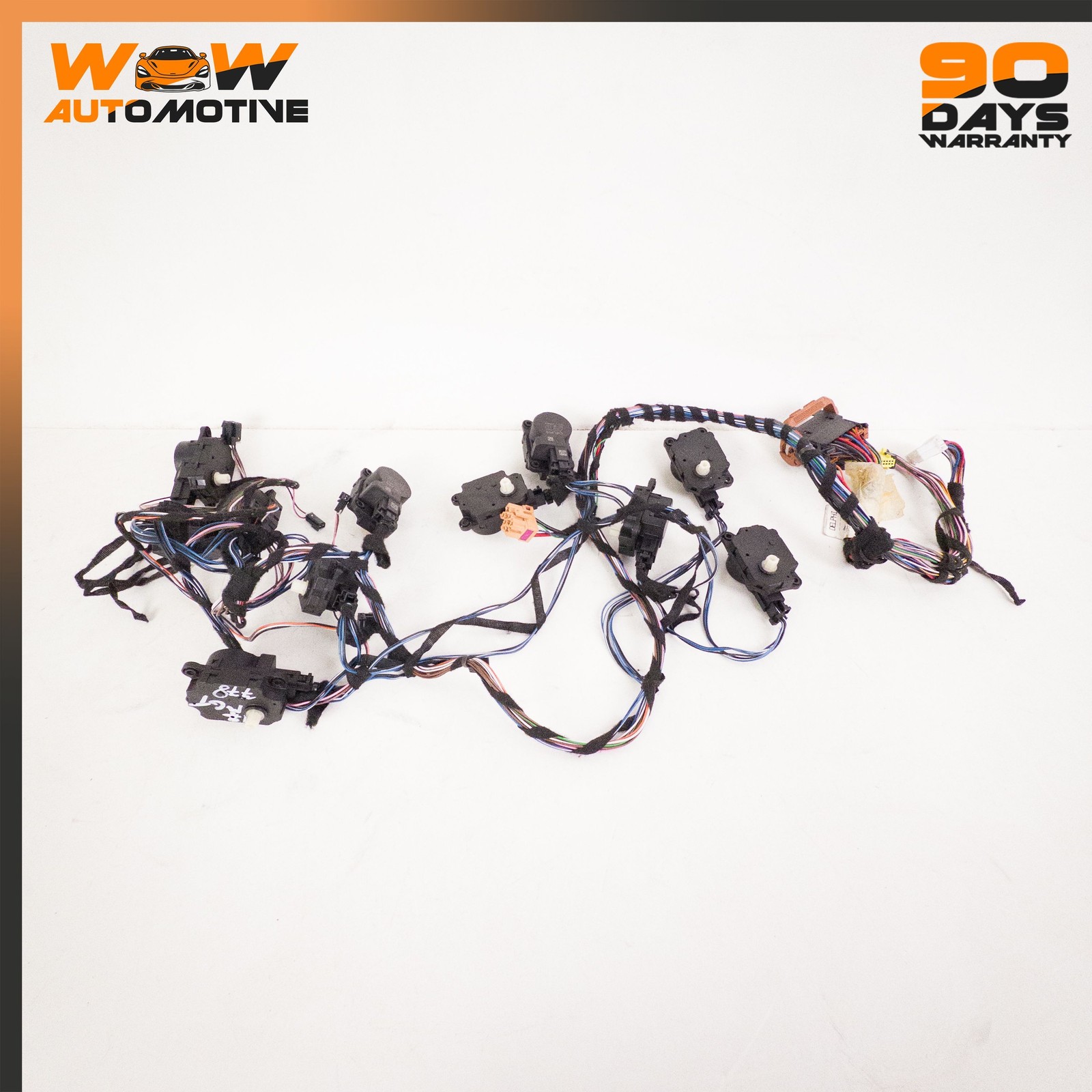 08-19 MASERATI GRANTURISMO FRONT HEATER BLOWER BOX WIRE WIRING HARNESS OEM