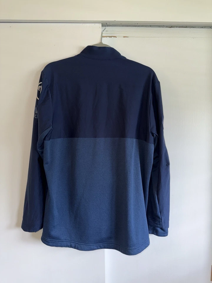 Adidas Sporting Kansas City 1/4 Zip Men’s Medium Navy Blue - Image 2 of 4