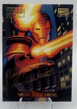 1994 Marvel Master Pieces Gold Foil Signature # 133 War Machine