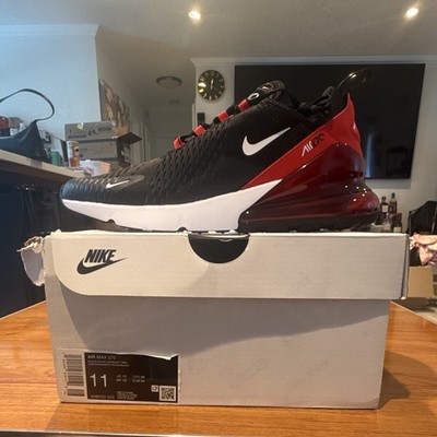 Nike Air Max 270 Men Low Top Lace-Up Sneakers Bred AH8050-022