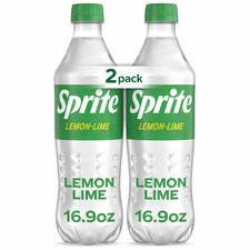 Pack 2 Sprite Lemon Lime Soda 16.9 Fl Oz Each 6 Pack Bottles