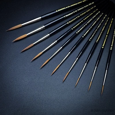 ROSEMARY & CO Rosemary Series 44 Pure Kolinsky Sable Rigger Brush Range Singles Fast Shipping