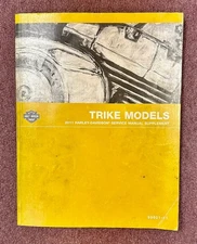 Harley-Davidson Service Manual Supplement Trike Models