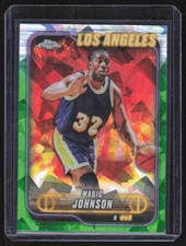 2024-25 TOPPS CHROME GREEN ICE MAGIC JOHNSON 92/99 LOS ANGELES LAKERS #59