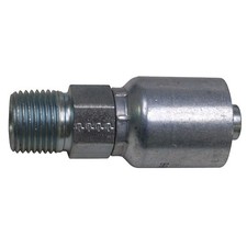 PARKER 10143-20-20 Crimp Fitting,1-1/4" I.D.,1-1/4",M,NPTF 21A819