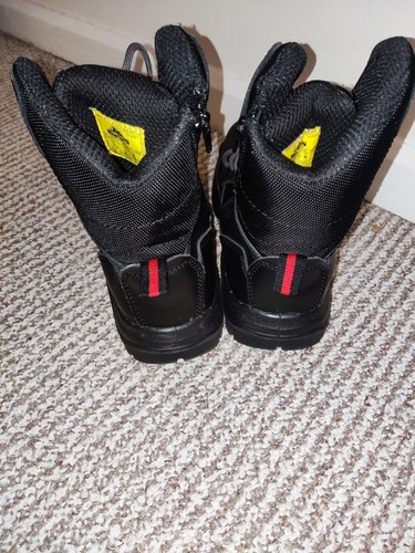 Groundwork Unisex Steel Toe Cap Boots, Black, Mens Size 6, Woman's Size 8, Good - Picture 4 of 10
