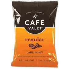 Café Valet Regular Dark Roast Single Serve Coffee Packets – 84 Count – For Us...