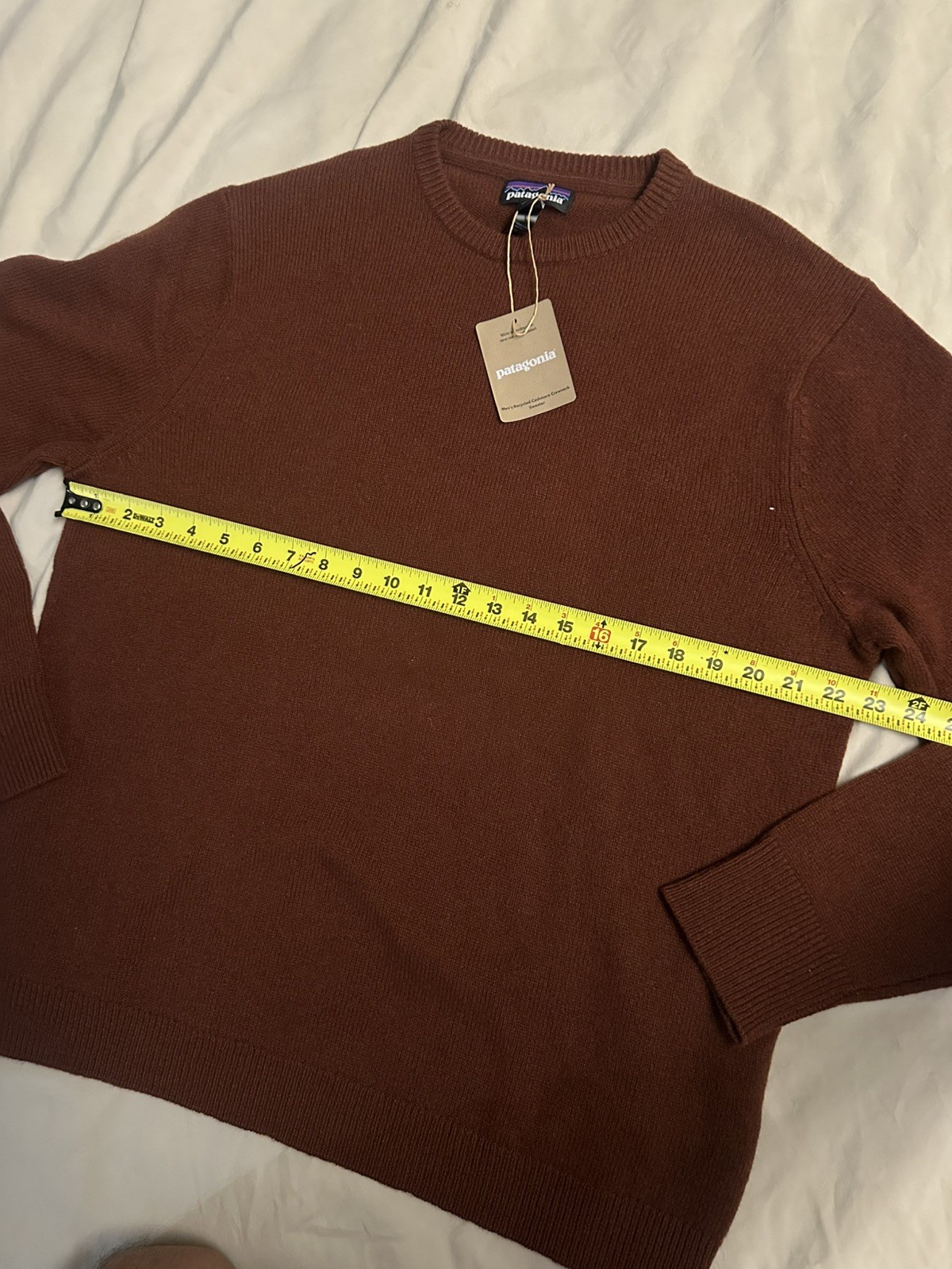 New Patagonia Recycled Cashmere Crewneck Sweater Men’s Size Large thumbnail 6