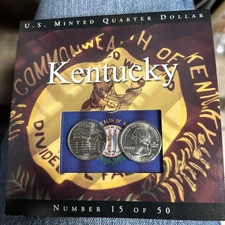 2001 Kentucky State Quarters COINS OF AMERICA State Quarters Program