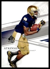 2014 SP Authentic George Atkinson III Rookie Notre Dame Fighting Irish #94