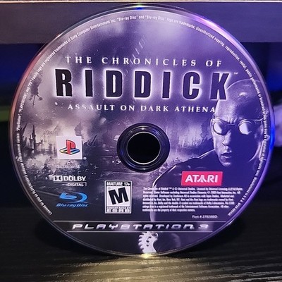 Chronicles of Riddick: Assault on Dark Athena Sony Playstation 3 Disc Only!