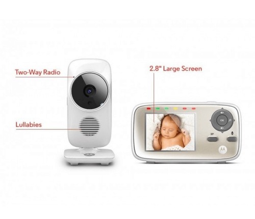 Motorola MBP483-G DIGITAL VIDEO BABYPHONE 2,8" Farb LCD Display IR KAMERA