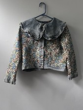 Vintage Floral Small Jean Jacket NO SIZE TAG