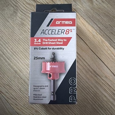 Armeg ACCELER8 Impact HSS Kobalt Blech Lochbohrer 25 mm 8%