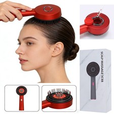 3in1 Electric Scalp Massager Red Light Therapy Hair Growth Comb  Oil Applicator