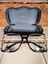VINTAGE GUCCI GLASSES FRAMES WITH BLACK CASE GG05920 001 UK21 BPZUR EXCELLENT
