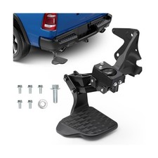 Rear Bed Step Fit for 2024-2026 Dodge Ram 1500  Retractable Bumper Tailgate ...