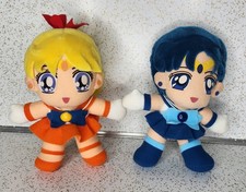 Vintage 1998 Irwin Sailor Moon Sailor Venus Mercury Plush 8 Dolls Anime Toy