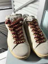 Lanvin Sneakers Beige Men’s Size 10 UK 43 Lite Curb Sneakers $650 Retail