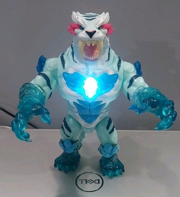 Mr Beast Cryo Lab Collector Action Figure Light Sound Tiger  w/ Working Effects