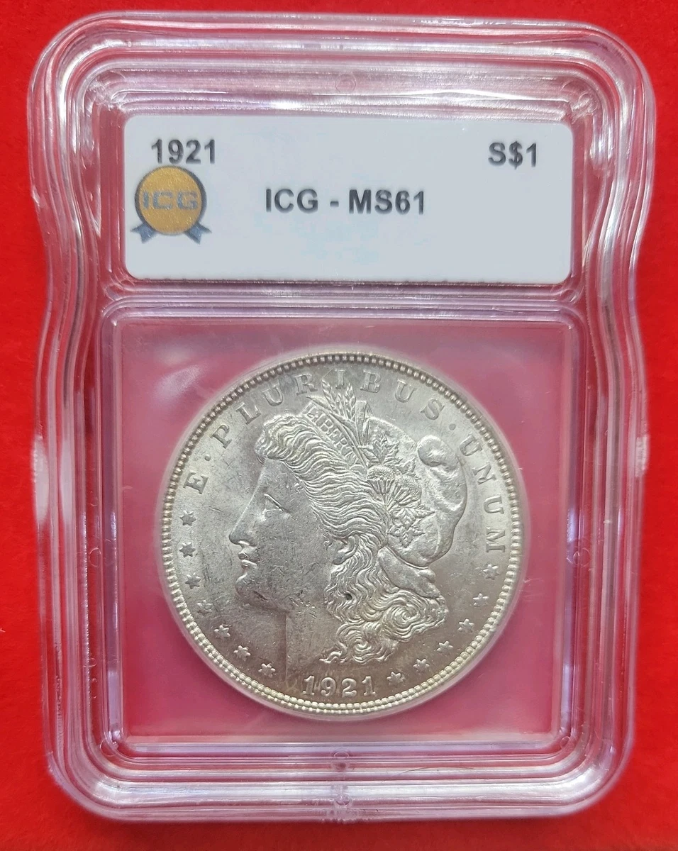 MS 61 Graded 1921 Year Morgan US Dollars (1878-1921) for sale | eBay