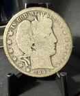 1892 O Barber Fifty Cents United States 90% Silver Half Dollar Tiny Mintage 390K