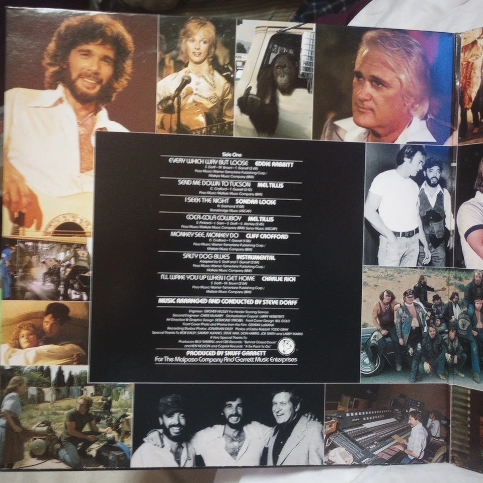 Every Which Way But Loose - Motion Picture Soundtrack LP Vinyl Record Album - Image 2 of 4