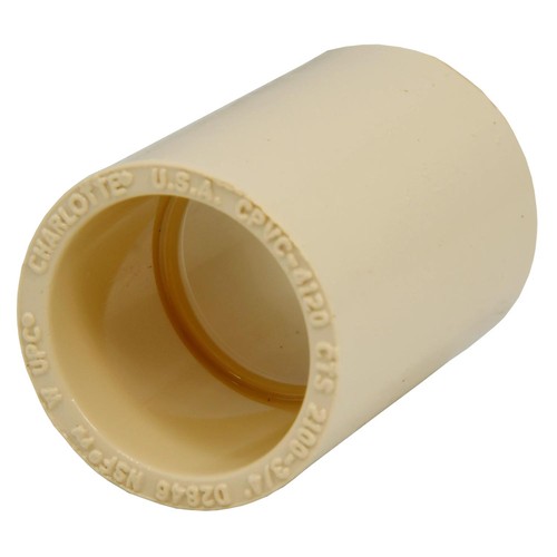 Charlotte Pipe FlowGuard 3/4 in. Slip T X 3/4 in. D Slip CPVC Coupling