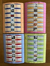 Four Rare Used Sheets Netherlands 🇳🇱 Provinces With Original Packs 2002 Scans