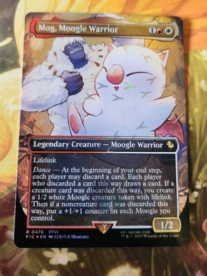 Mog, Moogle Warrior FIC 476, MTG FINAL FANTASY, AUS KONVOLUT CHOCOBO, NM EN