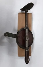 Vintage Shoulder Breast Chest Bit Brace Drill Hand Crank Egg Beater