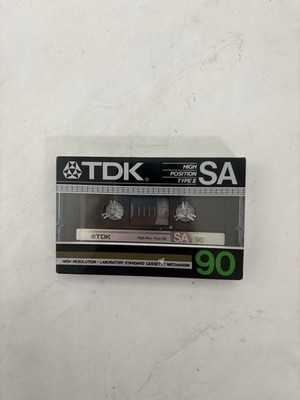 NEW Sealed TDK SA90 High Position Super Avilyn Cassette Tape Type II