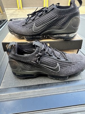 Nike Air Vapor Max 2021 Men's 12 Flyknit Shoes Sneakers Black DH4084-001 NL New