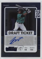 2021 Contenders Prospect 2 Blue Draft Ticket 82/99 Jonatan Clase Auto 18vm