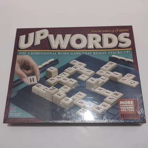 Vintage 1997 Milton Bradley UPWORDS 3-Dimensional Word Game Sealed
