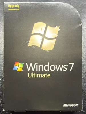 Microsoft WINDOWS 7 Ultimate Upgrade - 2 DVD deutsch - OVP mit P.Key - GLC-00206