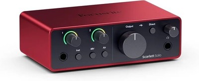 Focusrite Scarlett Solo 4th Gen USB Audio Interface | eBay