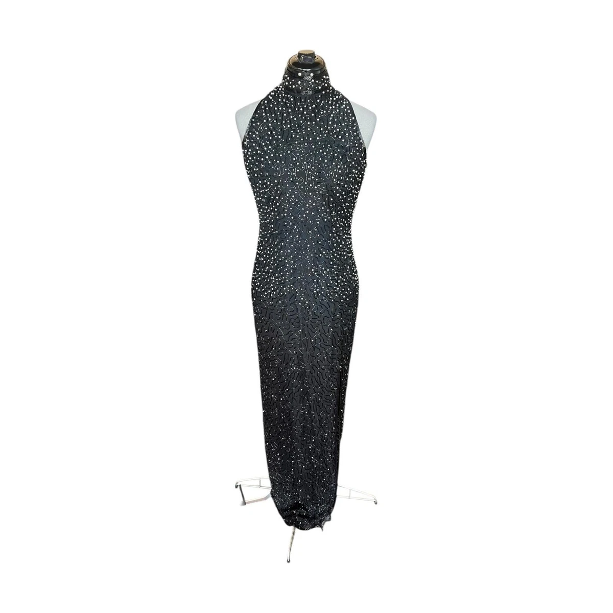 sachin and babi light blue dress Adrianna Papell Plus Size Blouson Sequin Gown