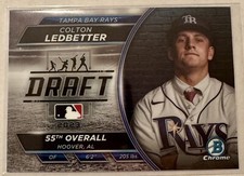 2023 Bowman Draft Baseball Colton Ledbetter Draft Night BDN-6 Tampa Bay Rays