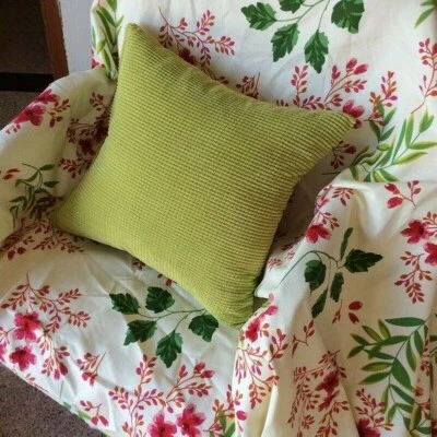 2X Groß Schlicht Kord Kissenbezüge Langlebig Stoff Kissenbezüge Sofa Bett - Bild 1 von 4