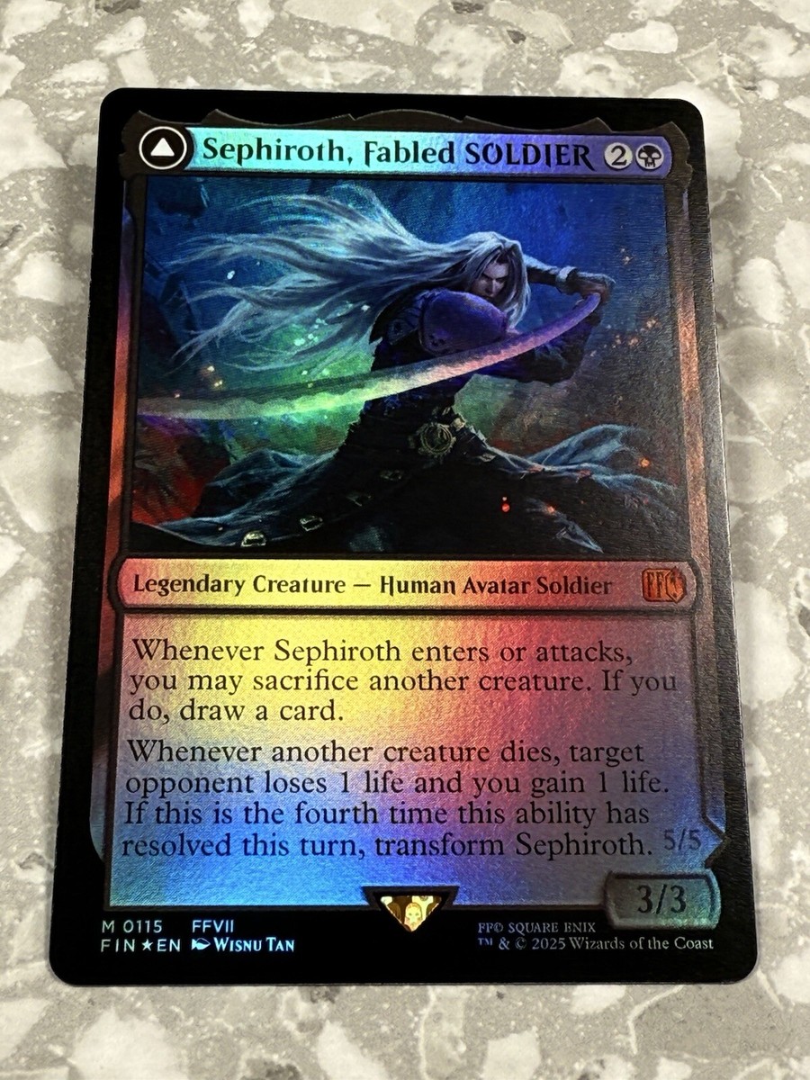マジック：ザ・ギャザリング Sephiroth, Fabled SOLDIER Sephiroth, Fabled SOLDIER // Sephiroth, One-Winged Angel