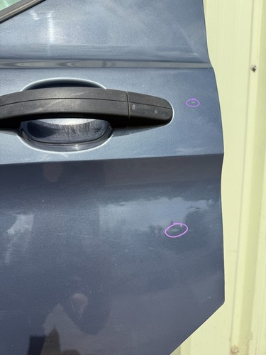 FORD TRANSIT CUSTOM 2012+ COMPLETE N/S Front Door Left Passenger in Chrome Blue - Picture 15 of 24