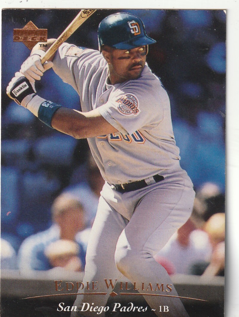 FREE SHIPPING-MINT-1995 Upper Deck #133 Eddie Williams PADRES