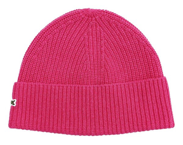 Lacoste - StrickmÜTze MÜTze Beanie RB0805 - Kaschmir - Pink - One Size - Neu-image