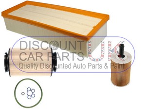 Oil Air Fuel Filter Service Kit FOR VW Touran 1.9TDi 8v Diesel 90BHP 04