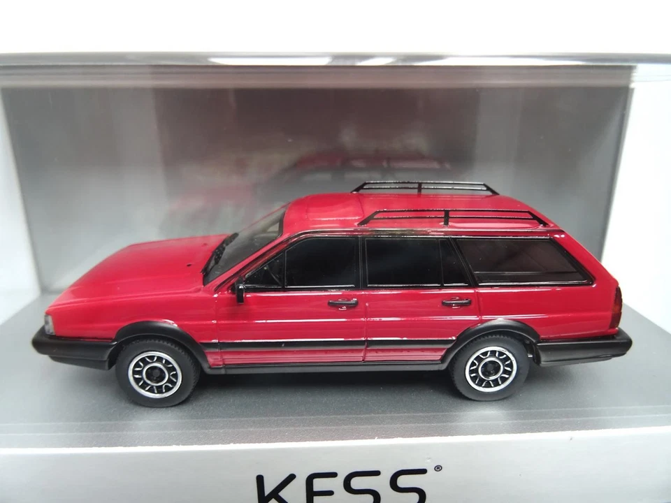 Volkswagen VW Passat Variant B2 Gt Syncro Modellino Auto 1985 Rosso 1:43 Kess - Immagine 2 di 4