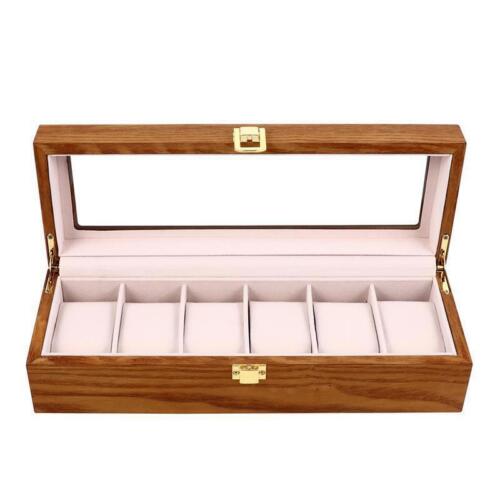 Wooden Watch Storage Box Durable Practical Watch Case Watch Display Box - Picture 1 of 17