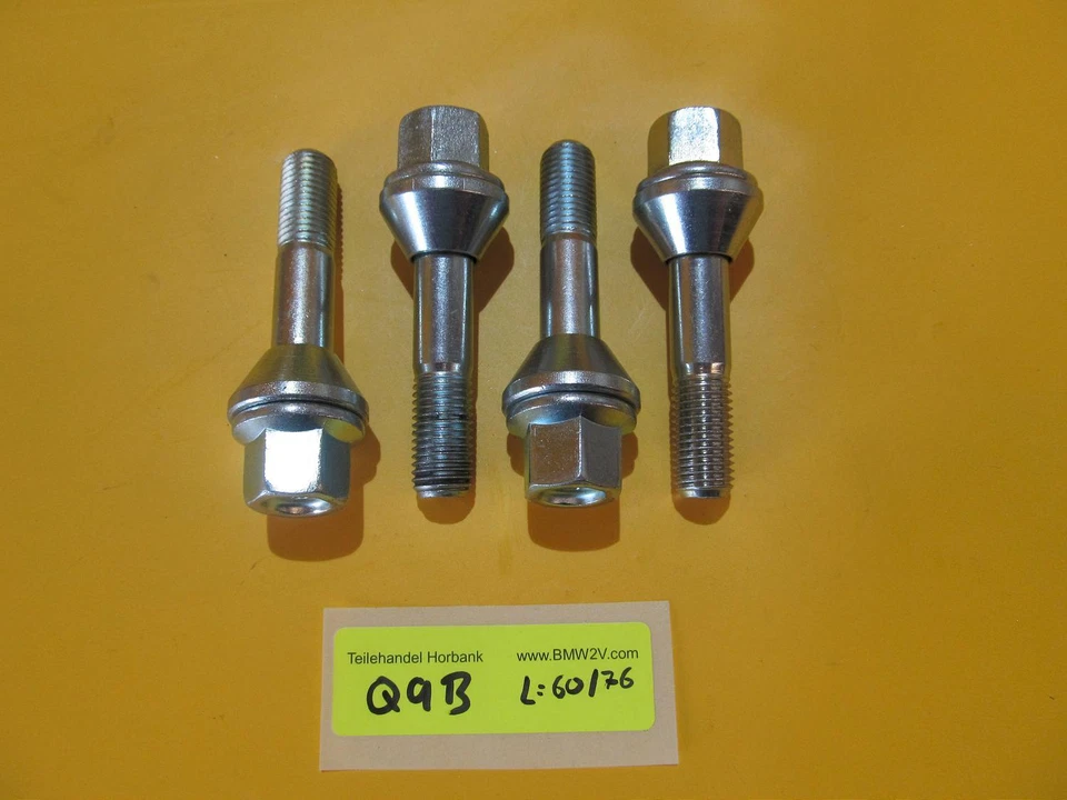 Satz Radschraube Radbolzen M12 L=60mm BMW R100 R80 GS R R850 R1100 wheel bolt - Bild 1 von 1